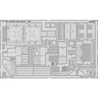 Eduard Mi-24D cargo interior for TRUMPETER fotómaratás