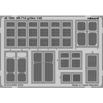 Eduard SR-71A grilles for REVELL fotómaratás