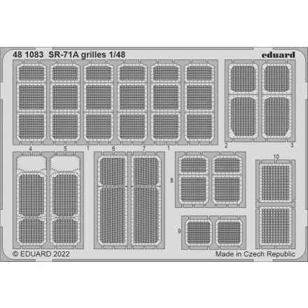 Eduard SR-71A grilles (Revell)