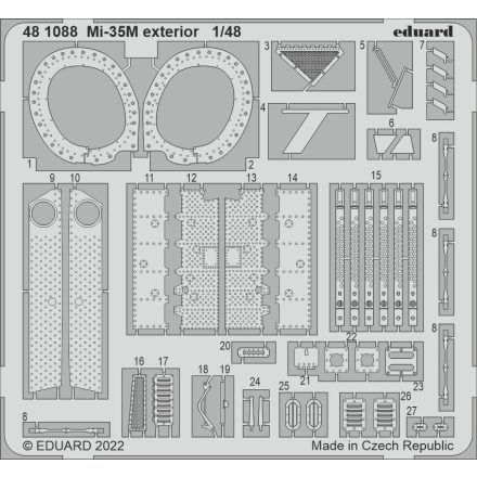 Eduard Mi-35M exterior (Zvezda)