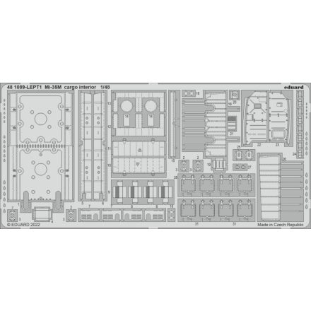 Eduard Mi-35M cargo interior (Zvezda)