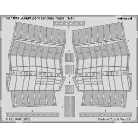 Eduard A6M3 Zero landing flaps (Eduard)