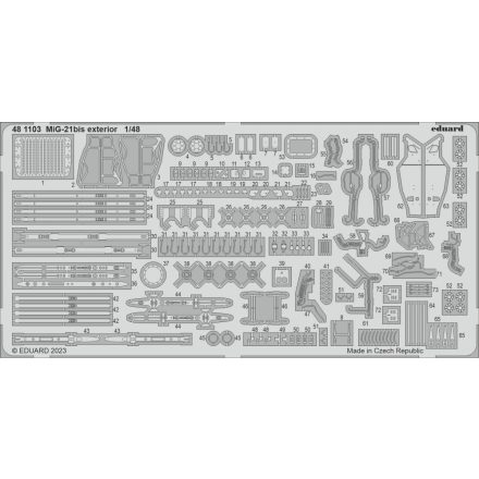 Eduard MiG-21bis exterior (Eduard)