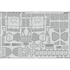 Eduard Hurricane Mk. I gun bays (Hobby Boss)