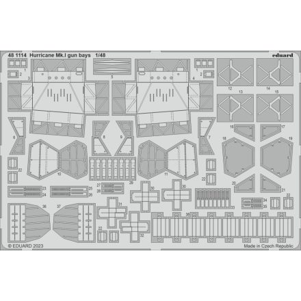 Eduard Hurricane Mk. I gun bays (Hobby Boss)