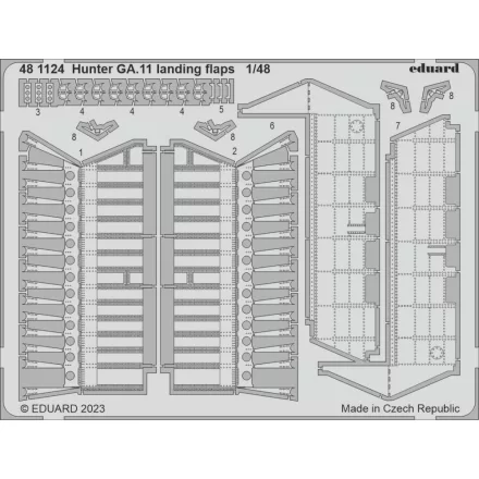 Eduard Hunter GA.11 landing flaps (Airfix)
