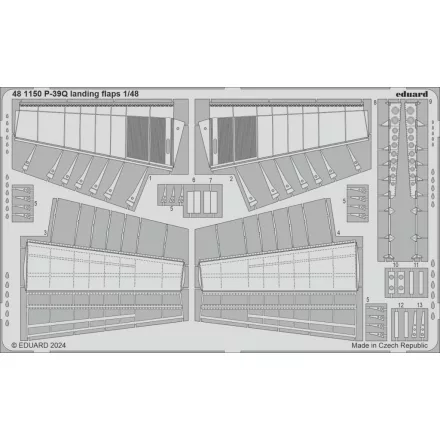 Eduard P-39Q landing flaps (Arma Hobby)