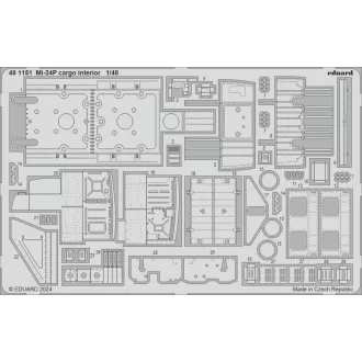 Eduard Mi-24P cargo interior fotómaratás