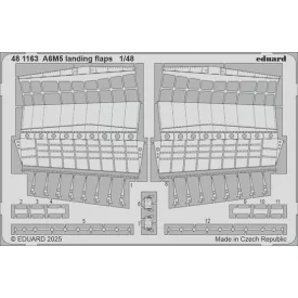 Eduard A6M5 landing flaps (Eduard)