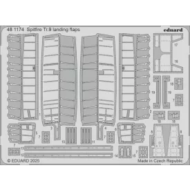 Eduard Spitfire Tr.9 landing flaps (Airfix)