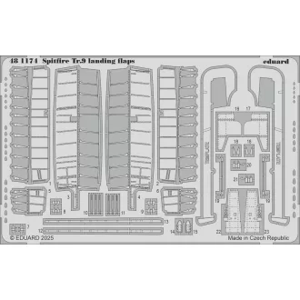 Eduard Spitfire Tr.9 landing flaps AIRFIX fotómaratás