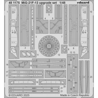 Eduard MiG-21F-13 upgrade set for Eduard fotómaratás