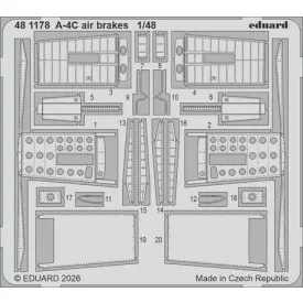 Eduard A-4C air brakes (Hobby Boss)