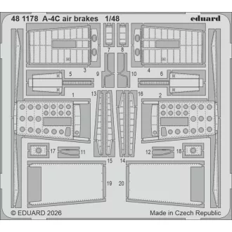 Eduard A-4C air brakes for Hobby Boss fotómaratás