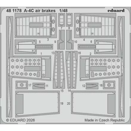 Eduard A-4C air brakes (Hobby Boss)