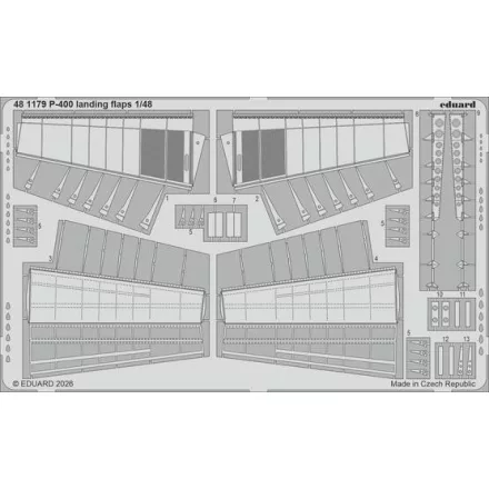 Eduard P-400 landing flaps (Arma Hobby)