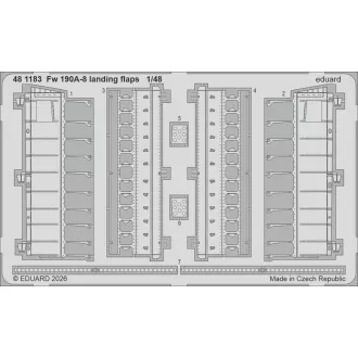 Eduard Fw 190A-8 landing flaps (Hobby Boss)