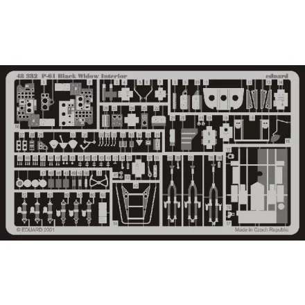 Eduard P-61 interior (Revell)