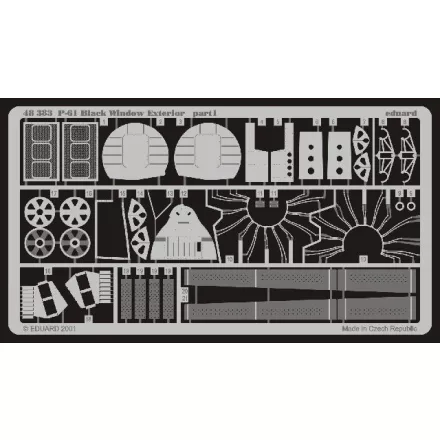 Eduard P-61 exterior (Revell)