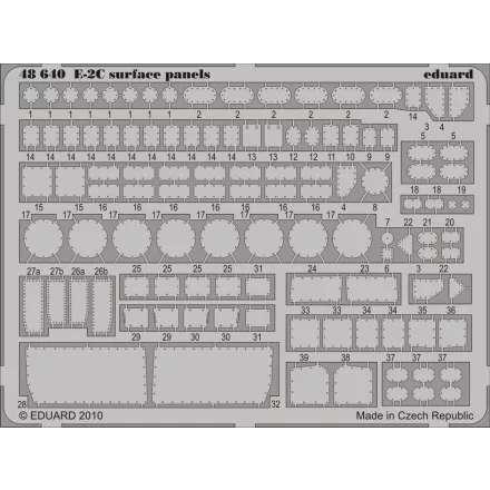 Eduard E-2C surface panels (Kinetic)