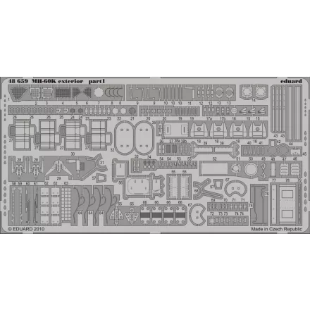 Eduard MH-60K exterior (Italeri)