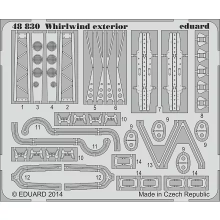 Eduard Whirlwind exterior (Trumpeter)