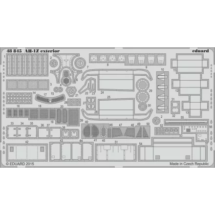 Eduard AH-1Z exterior (Kitty Hawk)