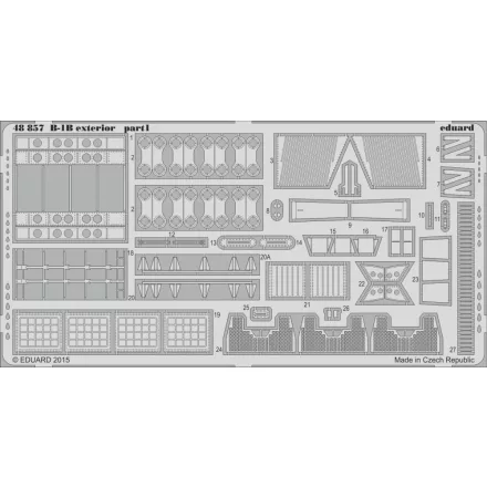 Eduard B-1B exterior (Revell)