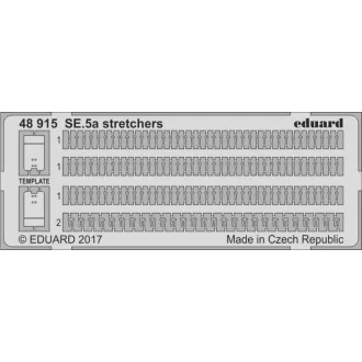 Eduard SE.5a stretchers for Eduard fotómaratás