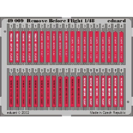 Eduard Remove Before Flight