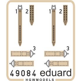 Eduard IJN seatbelts SUPERFABRIC