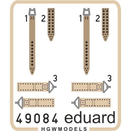 Eduard IJN seatbelts SUPERFABRIC