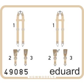 Eduard Seatbelts Luftwaffe WWII bombers SUPERFABRIC
