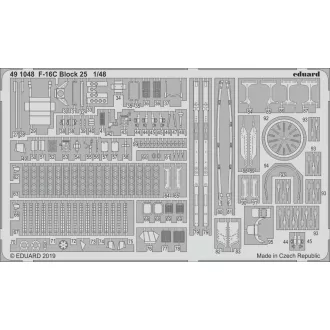 Eduard F-16C Block 25 for Tamiya fotómaratás