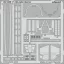 Eduard F-14A late interior for TAMIYA fotómaratás