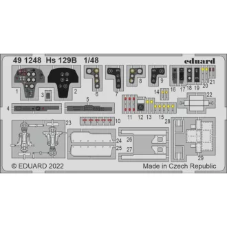 Eduard Hs 129B for HOBBY 2000/HASEGAWA fotómaratás