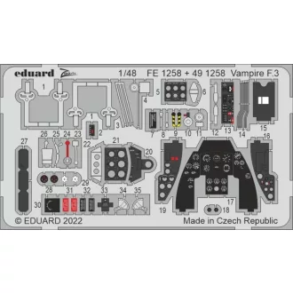 Eduard Vampire F.3 for AIRFIX fotómaratás
