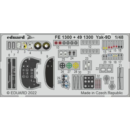 Eduard Yak-9D (Airfix)