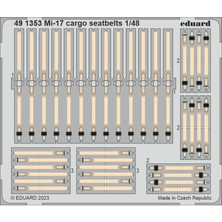 Eduard Mi-17 cargo seatbelts (AMK)