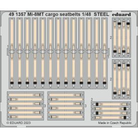 Eduard Mi-8MT cargo seatbelts STEEL (Trumpeter)
