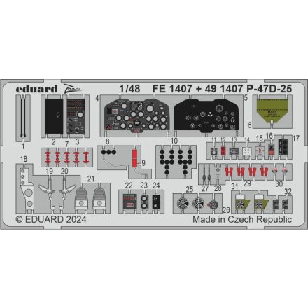 Eduard P-47D-25 (Miniart)