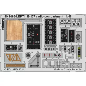 Eduard B-17F radio compartment fotómaratás