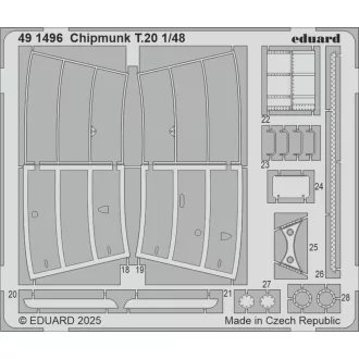 Eduard Chipmunk T.20 AIRFIX fotómaratás