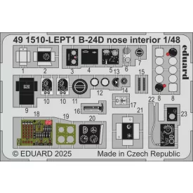 Eduard B-24D nose interior (Hobby Boss)
