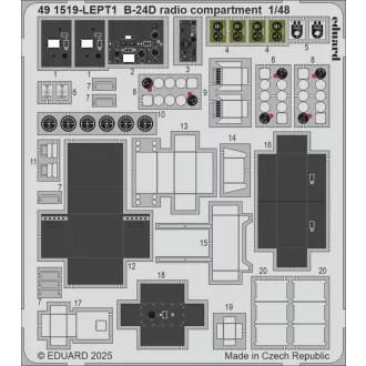 Eduard B-24D radio compartment HOBBY BOSS fotómaratás