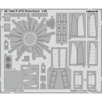 Eduard P-47D Razorback for Miniart fotómaratás