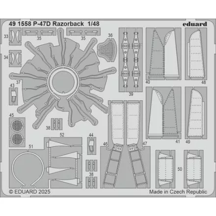 Eduard P-47D Razorback (Miniart)