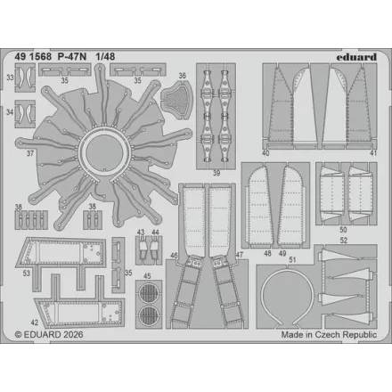 Eduard P-47N (Miniart)