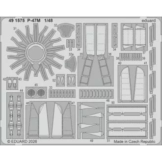 Eduard P-47M for Miniart fotómaratás