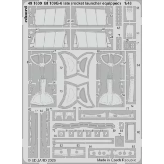 Eduard Bf 109G-6 late (rocket launcher equipped) (Tamiya)